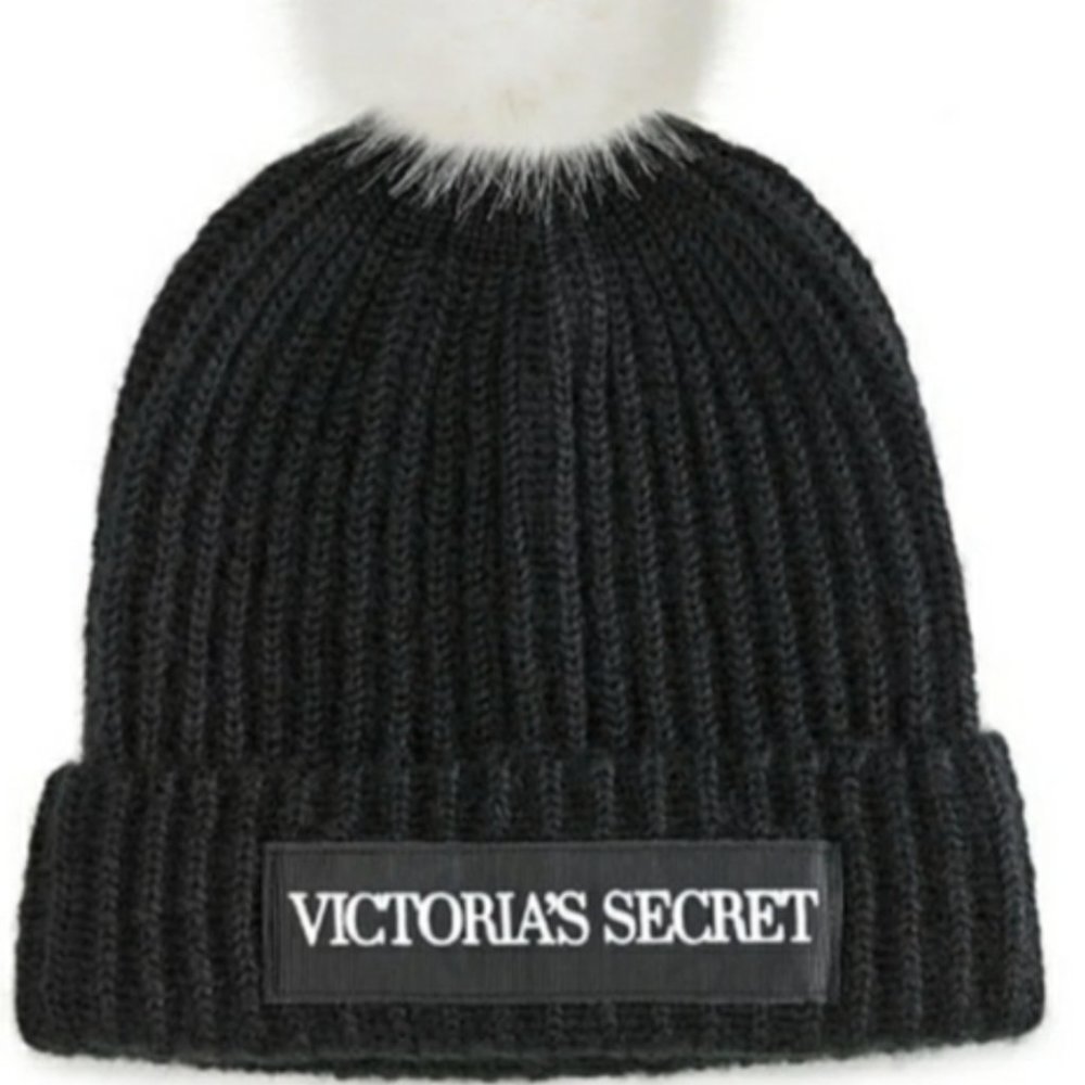 Black Victoria's Secret Winter Hat